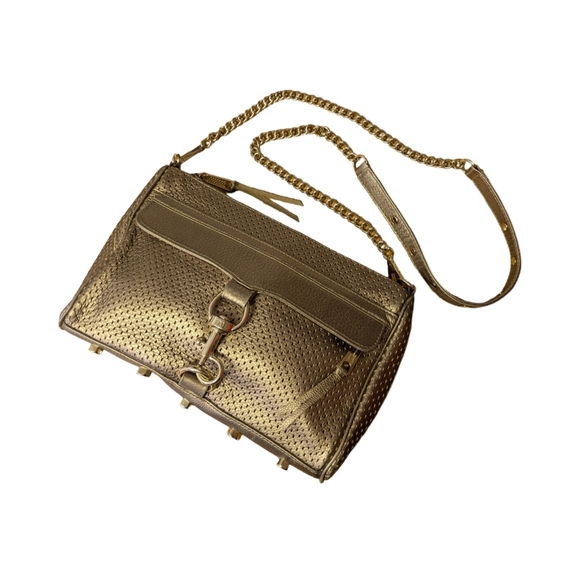 Rebecca Minkoff Rose Gold Metallic Crossbody Bag - Picture 2 of 16